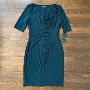 Flattering Sheath Dress with Sleeves